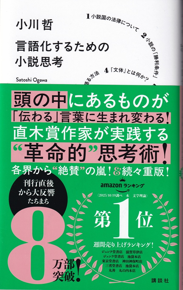 『言語化するための小説思考』（小川哲／講談社）